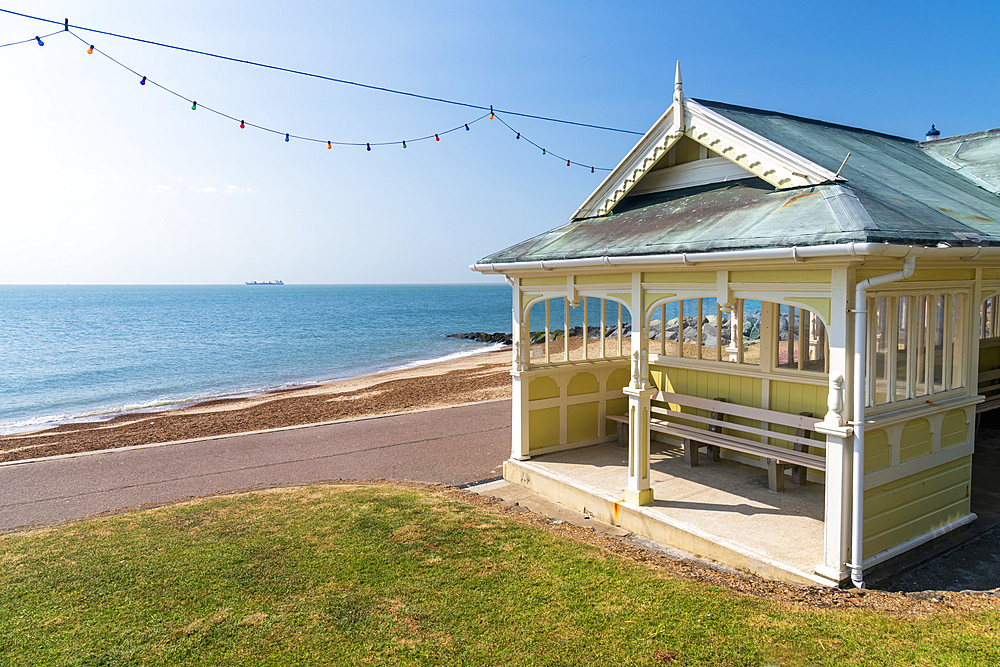 Beach Shelter, Promenade, Felixstowe, Suffolk, England, United Kingdom, Europe