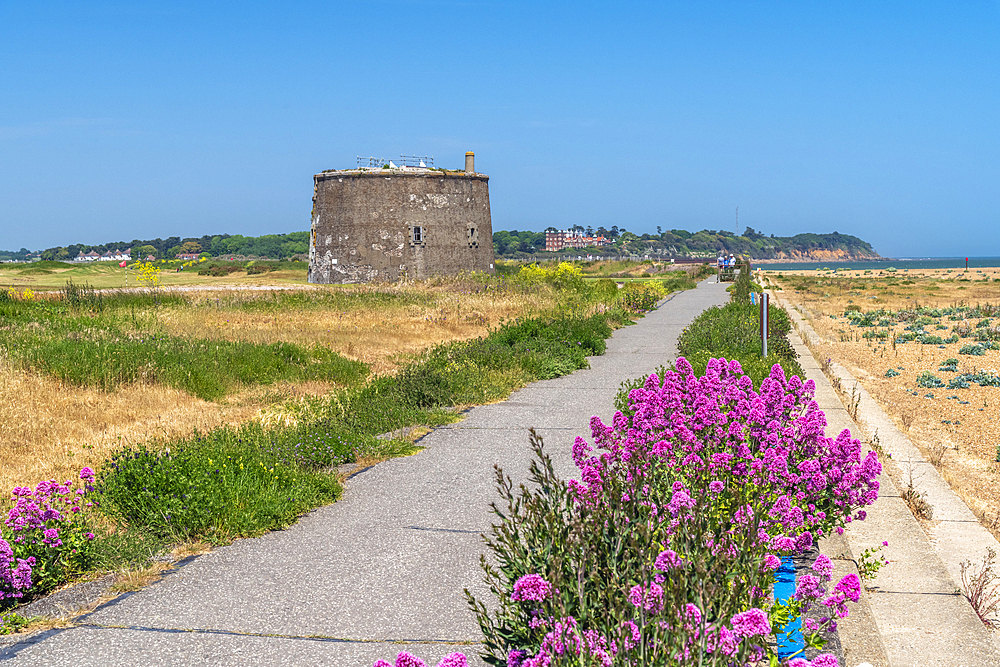 Martello Tower, Tower T, Felixstowe, Suffolk, England, United Kingdom, Europe