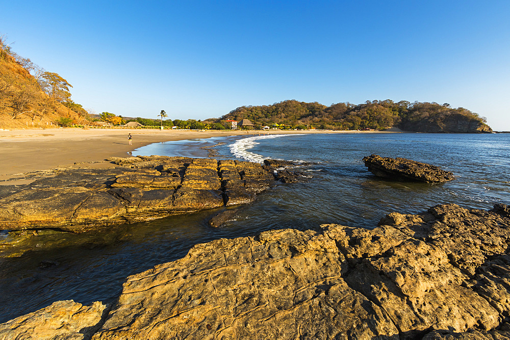 Playa Marsella, a lovely quiet beach in this popular southern surf coast area, Playa Marsella, San Juan del Sur, Rivas, Nicaragua, Central America