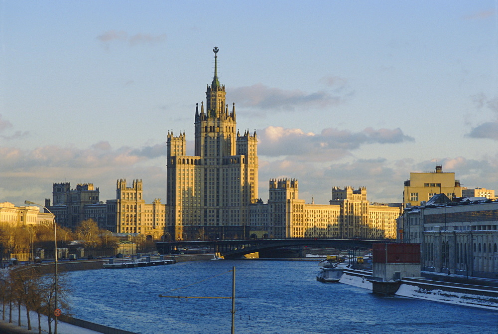 Skyscraper by the Moskva River, Moscow, RussiaOne of seven such skyscrapers built in the late 1940's and early 1950's