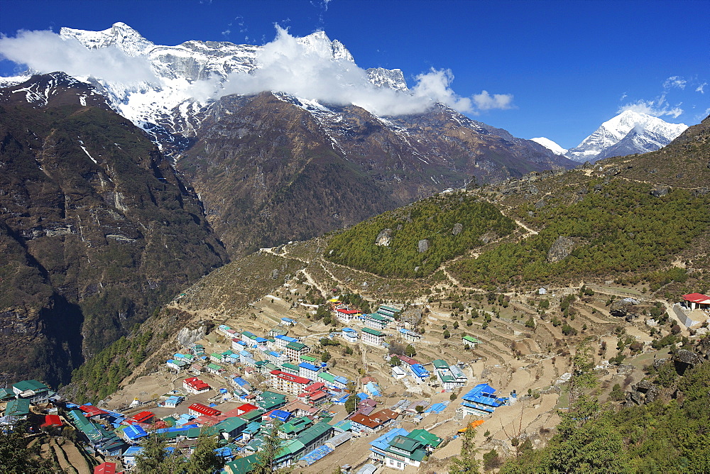 Namche Bazaar, Nepal, Himalayas, Asia