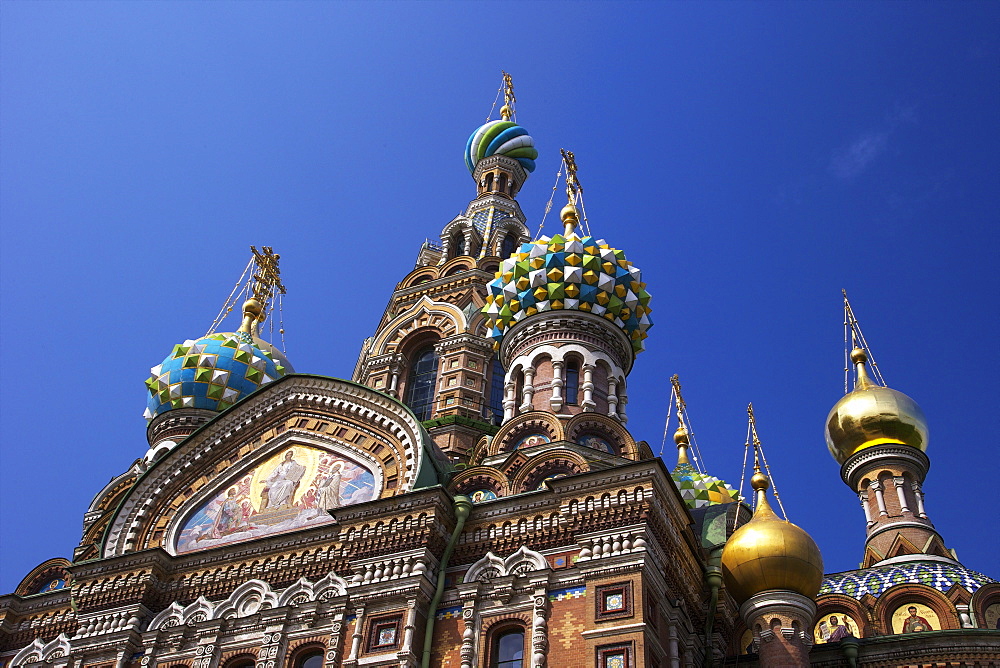 Church on Spilled Blood (Church of the Resurrection), UNESCO World Heritage Site, St. Petersburg, Russia, Europe