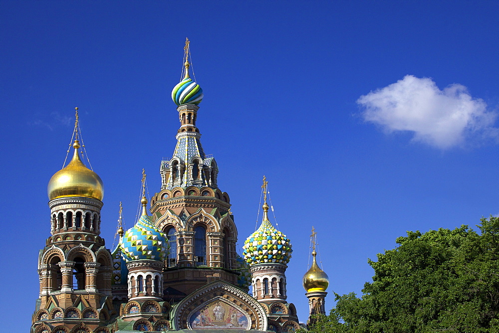 Church on Spilled Blood (Church of the Resurrection), UNESCO World Heritage Site, St. Petersburg, Russia, Europe