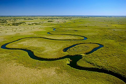 Snake River, Botswana, Africa