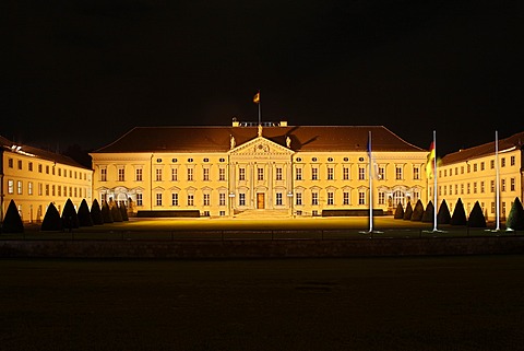 Bellevue Palace, seat of the Federal President in Berlin, Germany, Europe