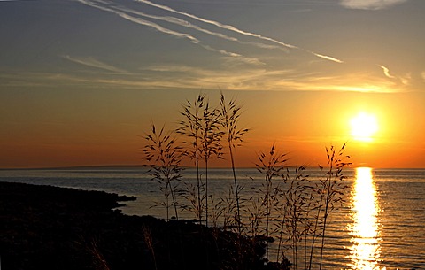 Sunset, Vir Island, Dalmatia, Croatia, Europe