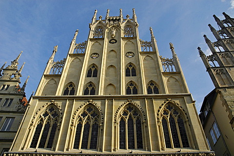 Town hall, Muenster, North Rhine-Westphalia, Germany