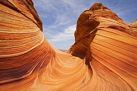 Stone Wave, rock formation in Coyote Buttes North, Paria Canyon-Vermilion Cliffs Wilderness, Utah, Arizona, USA