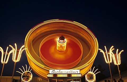 Fairground at the public festival in Berndorf Triesting valley Lower Austria