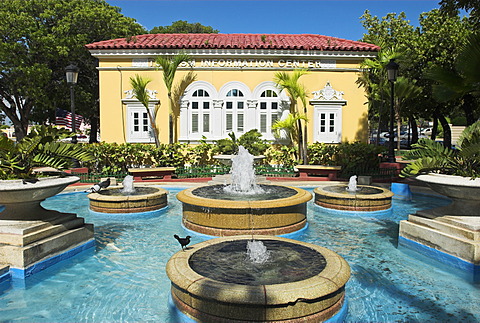 Tourist information in La Casita, San Juan, Puerto Rico