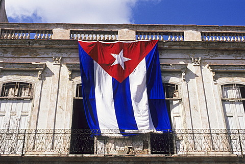 Cuban flag, Havana, Cuba