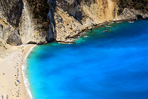 Mitros beach, swimming bay with sandy beach Kefalonia, Ionian Islands, Greece