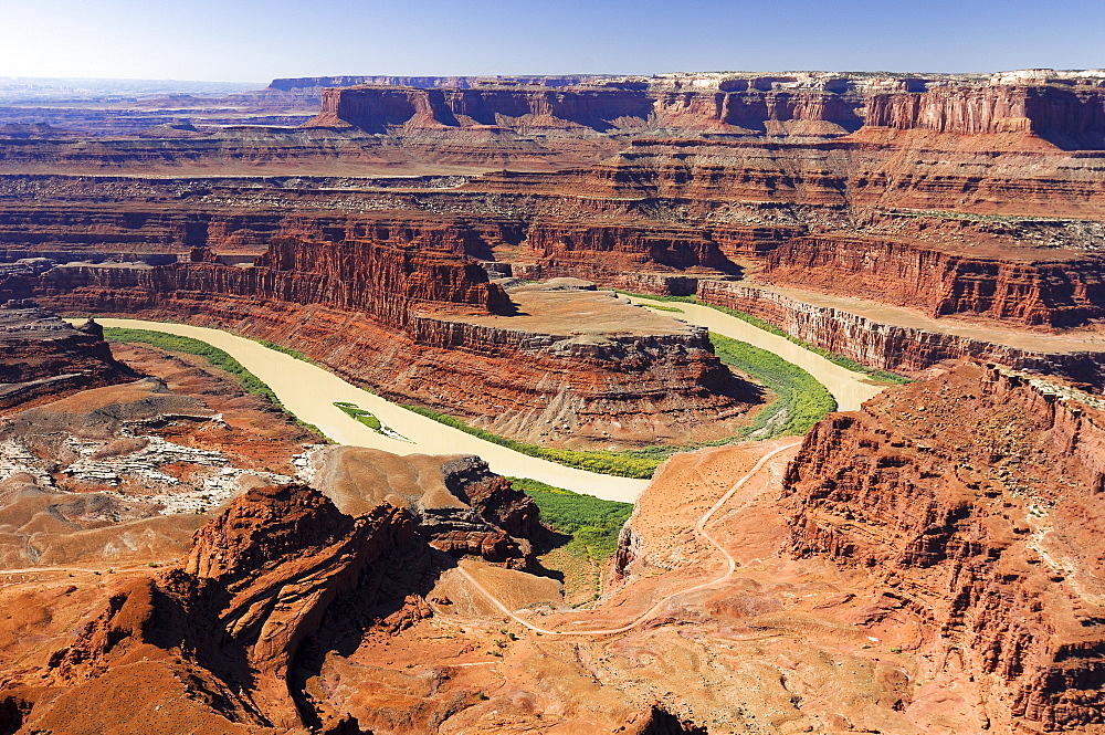 View from the Dead Horse Point State Park on the Colorado River, Utah, USA