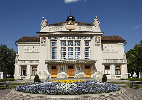 Art Nouveau style theatre, Klagenfurt, Carinthia, Austria, Europe