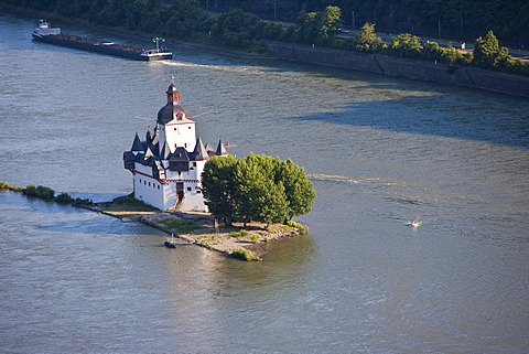 Burg Pfalzgrafenstein Castle in Kaub am Rhein, Rhineland-Palatinate, Germany, Europe