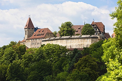 Veste Coburg castle, Coburg, Upper Franconia, Franconia, Bavaria, Germany, Europe