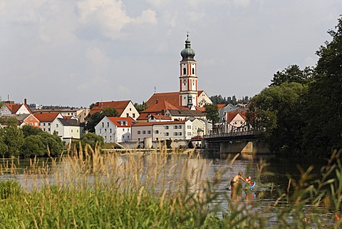 Roding , Regen river , Bavaria Germany