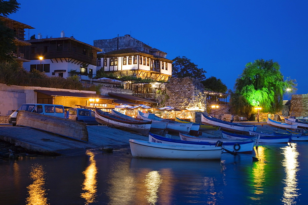 Southern harbour, Town museum Nesebar, Black Sea, Bulgaria