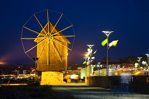 Windmill of Nesebar, Black Sea, Bulgaria