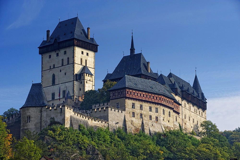 Karlstejn Castle, Karlstejn, Czech Republic, Europe