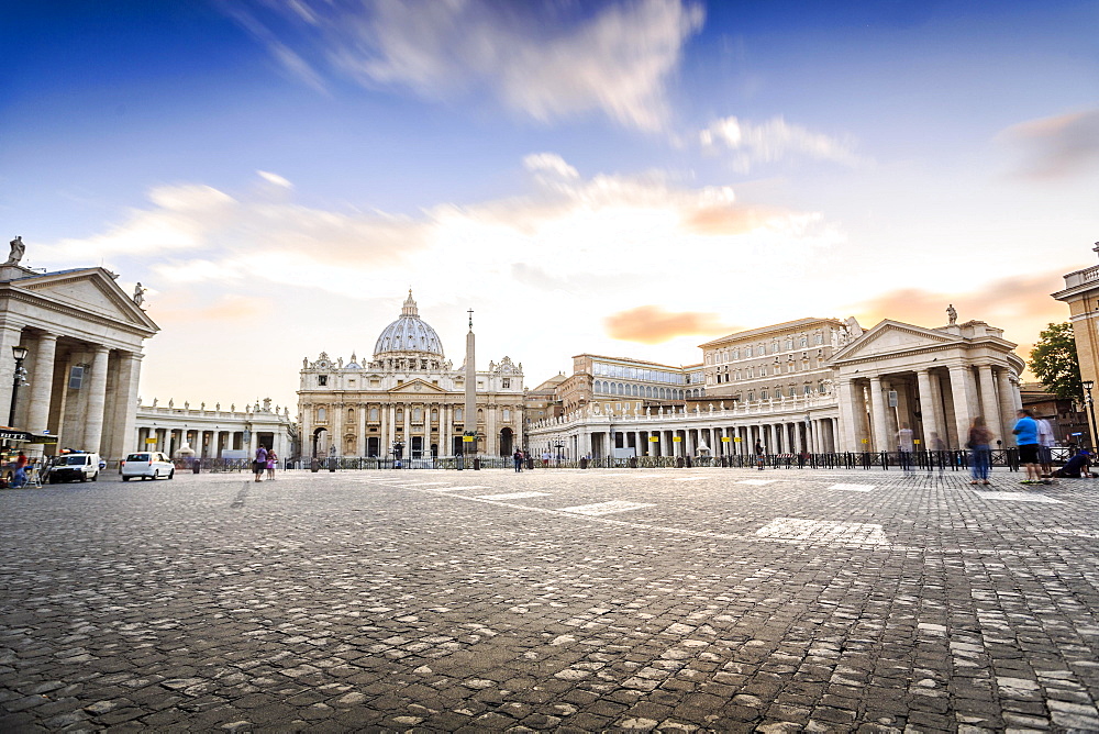 Saint Peter's Basilica and square in Vatican City, Rome, Italy, Europe