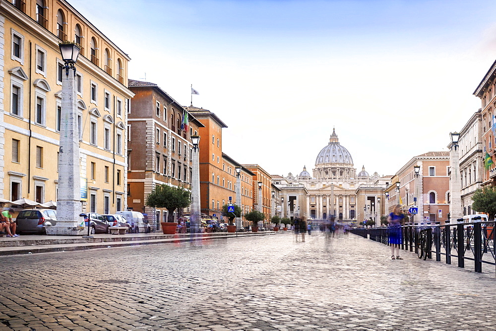 Saint Peter's Basilica and square in Vatican City, Rome, Italy, Europe