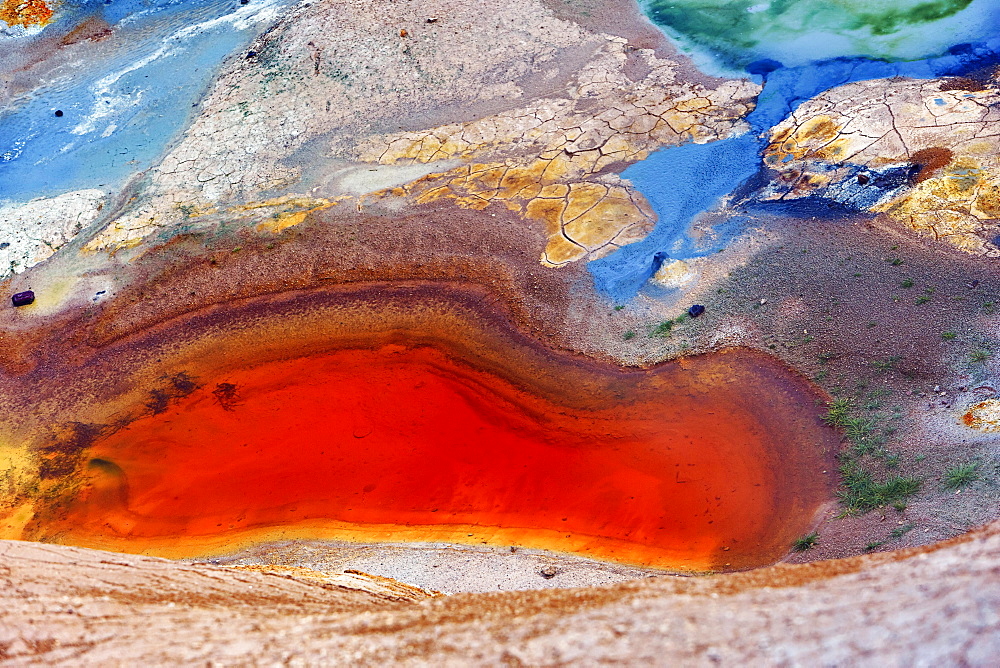 Krafla volcanic area, sulfur springs, Leirhnjúkur, Reykjahlíð, Mývatni, Island