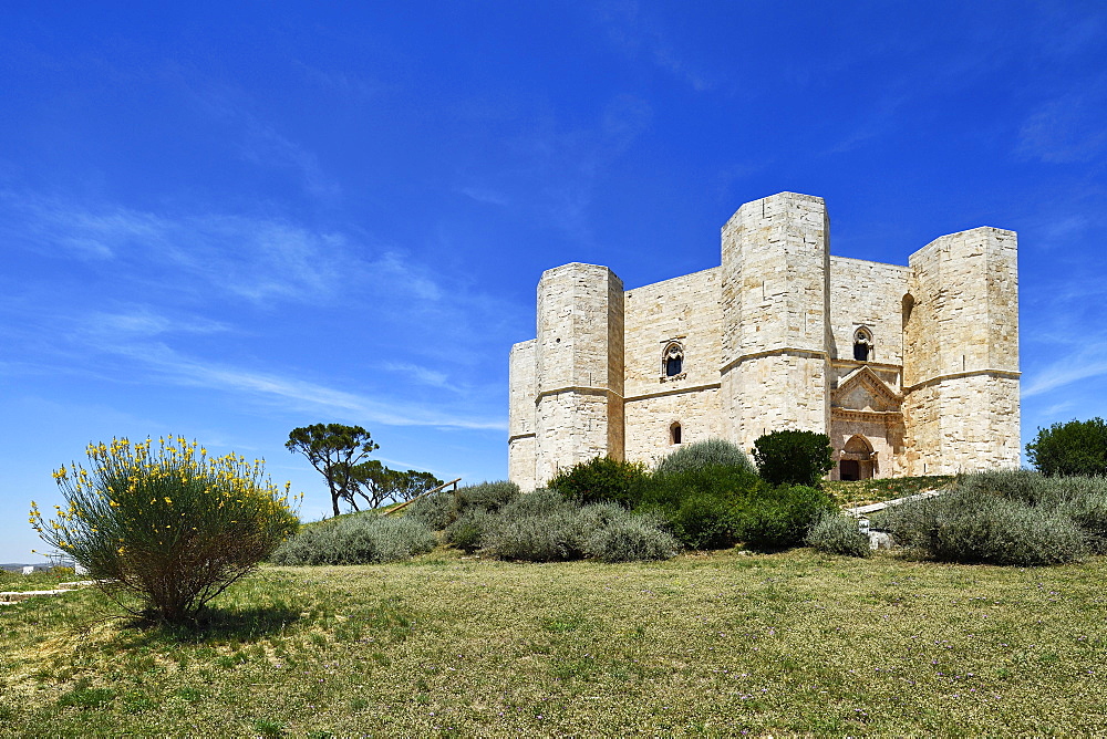 Castel del Monte Castle, Staufer Emperor Frederick II, UNESCO World Heritage Site, Province of Barletta-Andria-Trani, Apulia, Italy, Europe