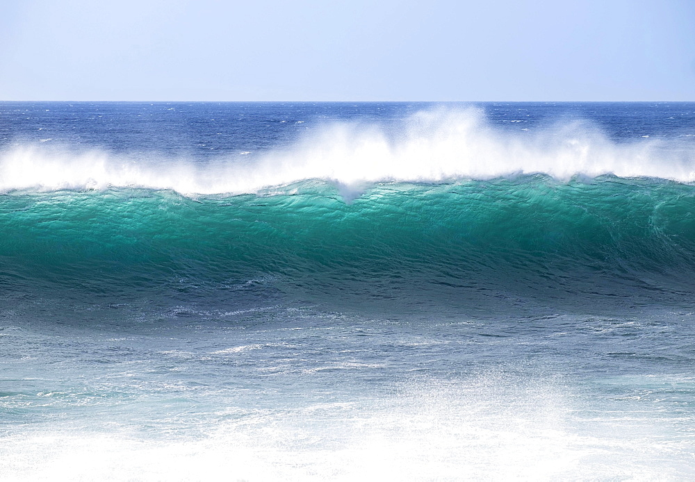 Ocean wave, Atlantic, Valle Gran Rey, La Gomera, Canary Islands, Spain, Europe