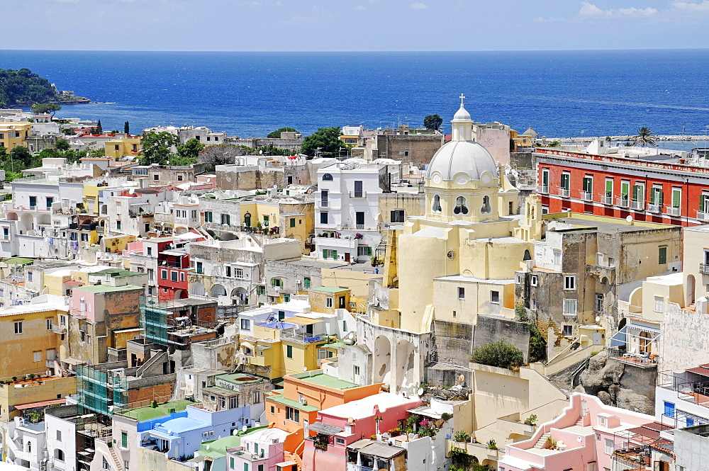 Church of Santa Maria delle Grazie, Marina di Corricella, Procida, Campania, Southern Italy, Italy, Europe