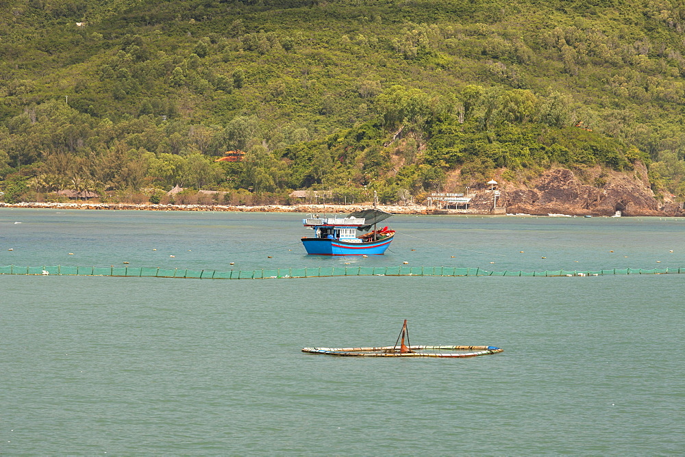 Fishing boats at Sao Bien, Ninh Thuan, Vietnam, Asia