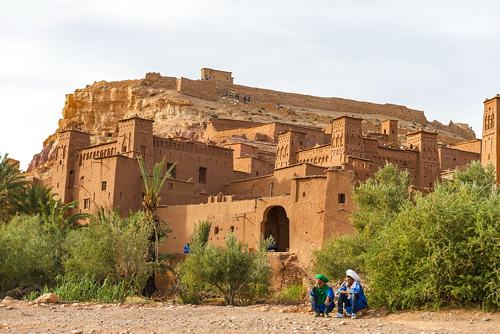 Residence of the Kasbah Ait Benhaddou, High Atlas, Ksar Ait Benhaddou, Ouarzazate Province, Souss-Massa-Draa, Morocco, Africa