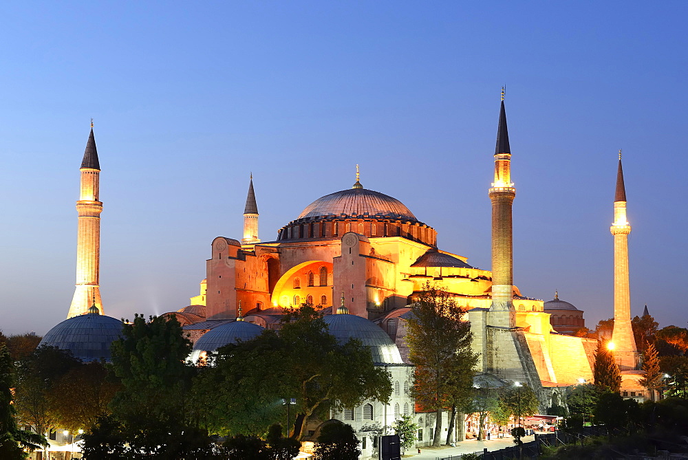 Hagia Sophia, Ayasofya, UNESCO World Heritage Site, European side, Istanbul, Turkey, Asia