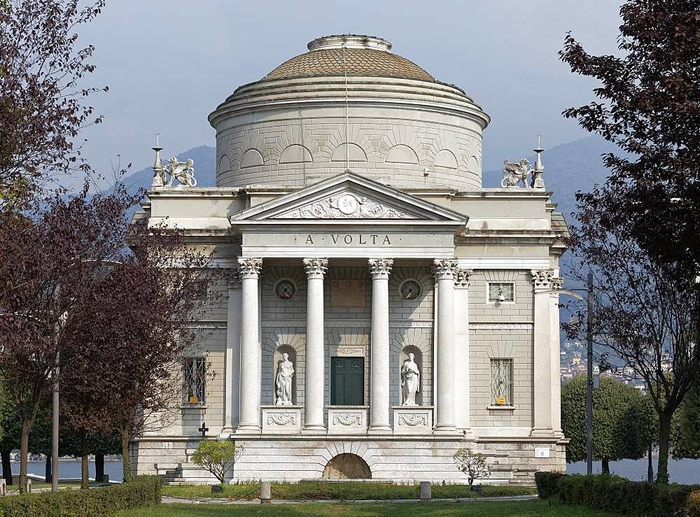 Volta Museum, Tempio Voltiano, Como, Lombardy, Italy, Europe