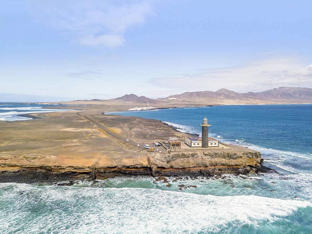 Lighthouse at Punta de Jandia, Fuerteventura, Canary Islands, Spain, Europe