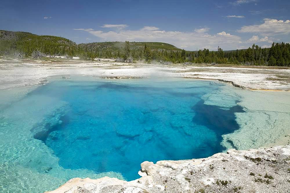 Sapphire Pool, Yellowstone National Park, Wyoming, USA, North America