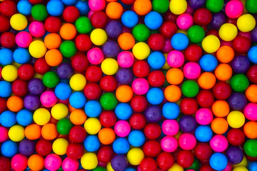 Multi Colored Bubble Gum, candy, Canada, North America