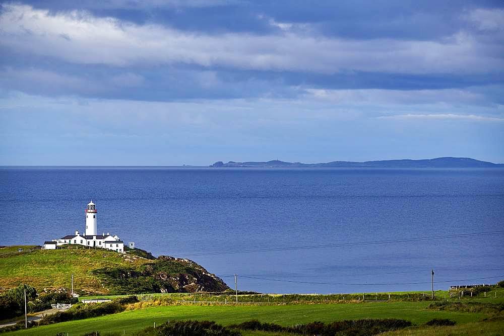 Lighthouse at Fanad Head, County Donegal, Ireland, Europe