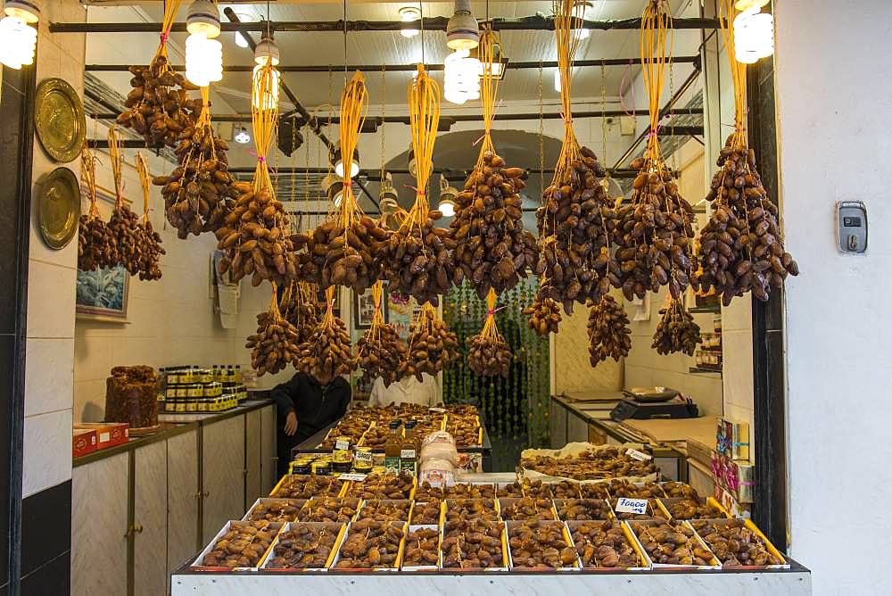 Shop, sale of dates, Algier, Algeria, Africa