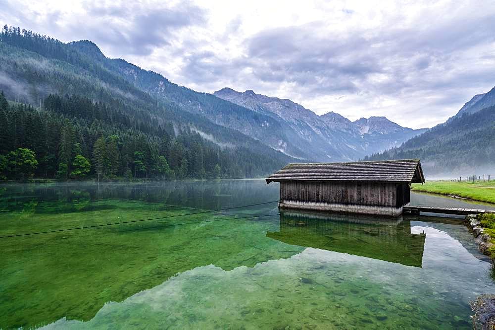 Lake Jaegersee, Kleinarler Valley, Radstaedter Tauern, province of Salzburg, Austria, Europe