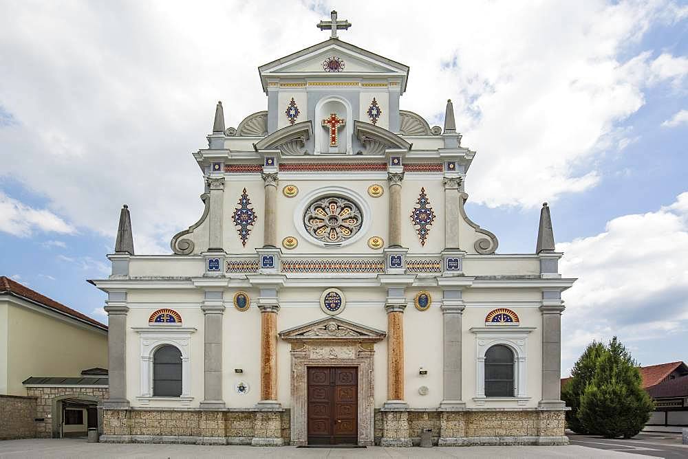 Marian Pilgrimage Church Basilica Maria Hilf, Marije Pomagaj, National Shrine, Brezje, Slovenia, Europe