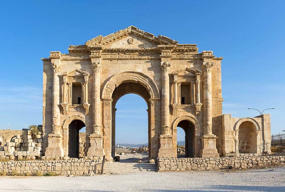 Arch of Hadrian, Jerash, Jordan, Asia