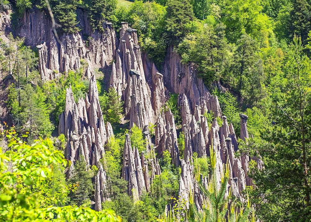 Ritten fairy chimneys, Ritten, South Tyrol