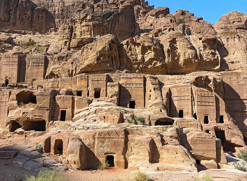 Street of Facades, Petra, Jordan, Asia