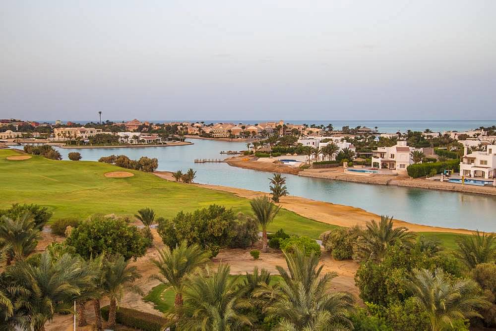 Holiday town El Gouna, near Hurghada, Egypt, Africa