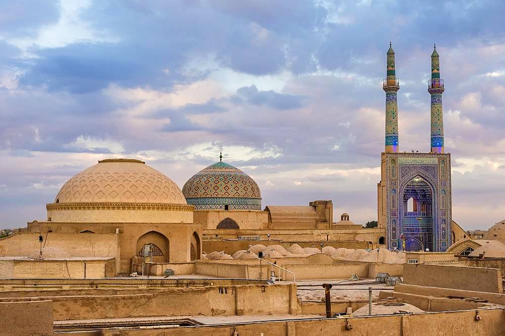 Masjid-e Jame Mosque or Friday Mosque, Yazd, Iran, Asia