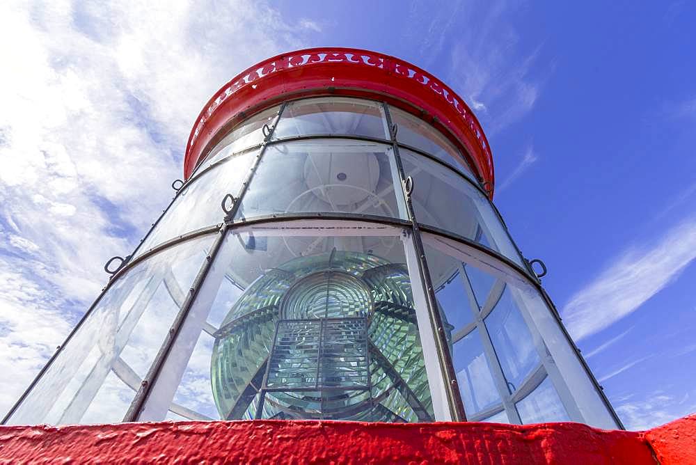 Fresnel lens of the lighthouse Saint Mathieu, Plougonvelin, Departement Finistere, France, Europe