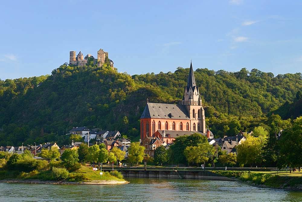 Local view of Oberwesel, Rhineland-Palatinate, Germany, Europe