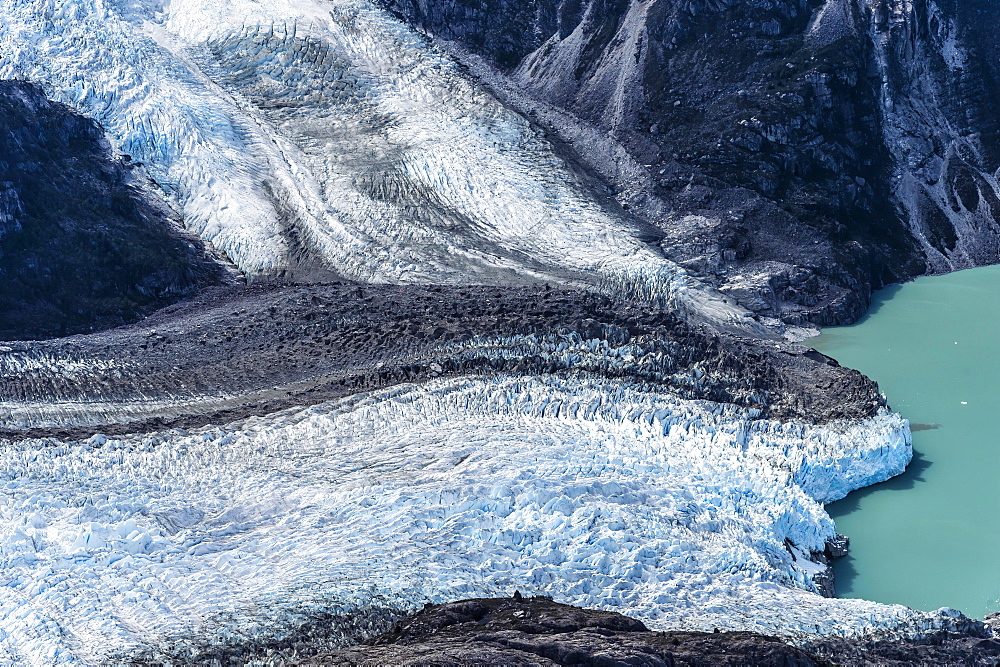 Northern Patagonian Ice Field, Aerial view, Laguna San Rafael National Park, Aysen Region, Patagonia, Chile, South America