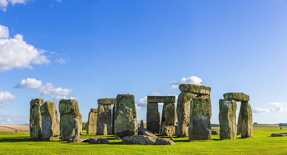 Stonehenge, Neolithic cult site, Neolithic stone circle, UNESCO World Heritage Site Stonehenge, Avebury and Associated Sites, Wiltshire, England, United Kingdom, Europe